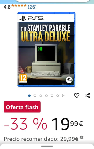 A Stanley Parable: Ultra Deluxe PS5 por 19,99€.