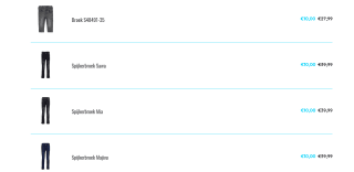 Alle spijkerbroeken voor €10 bij Kinderkleding partytime