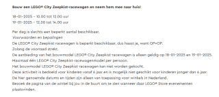 Bouw een LEGO® City Zeepkist-racewagen en neem hem mee naar huis!