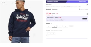 Sudadera para Hombre Jack & Jones JJELOGO por 10.7€