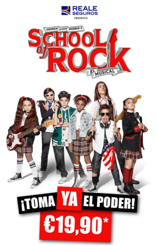 Entradas Musical School of Rock a solo 19,90€