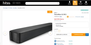 Soundbar LG SK1 por $69.990
