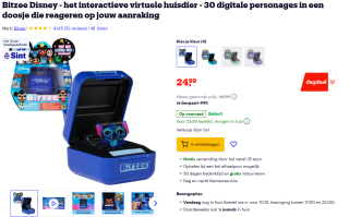 Bitzee Disney - interactief virtueel huisdier voor €24,99 bij Bol.