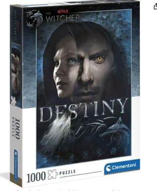 The Witcher, puzzle de 1000 piezas de la marca Clementoni por 7,20€