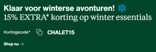 15% extra korting op winter essentials bij Zalando