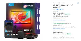 Govee Dreamview T1 Tv Backlight por $1,100 | Descuento Mercado Libre