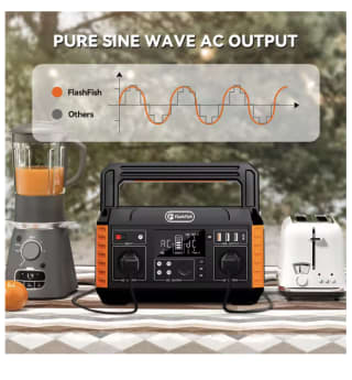 Estación de energía FF FlashFish de 560W compatible con placas solares Modelo P60 por solo 207,33€