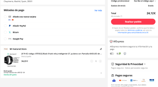 Black Shark GT Smart Watch por solo 24,12€