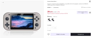 Consola de juegos portátil M17 con 20000 juegos Retro por 39,47€ (cuenta nueva por 29,47€)