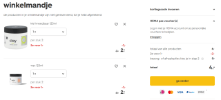 2e artikel €1 op gezicht make-up, haarstyling, -verzorging en -verf bij HEMA