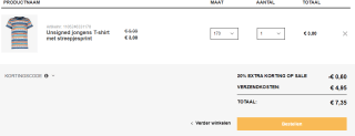 20% extra kassakorting op de sale bij Scapino
