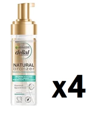4 Botes de GARNIER DELIAL Mousse Autobronceadora Natural Bronzer Apto Para Pieles Sensibles Con Agua De Coco Hidratante 200 ml por 39.45€