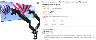 Soporte para Monitor por $500 MXN en Amazon