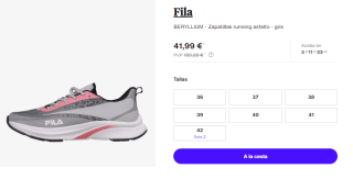 Zapatillas para Mujer Fila BERYLLIUM por 41.99€
