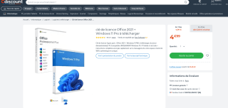 Clave de licencia Office 2021 + Windows 11 Pro para descargar por 4,99€