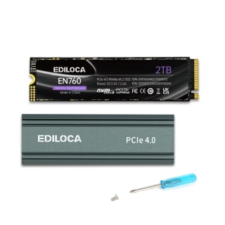 Ediloca EN760 SSD 2TB M.2 NVMe PCIe 4.0 con disipador a solo 85,42€