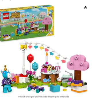 Set Lego Animal Crossing Fiesta de cumpleaños de Azulino por 11,99€
