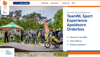 Gratis sporten + andere activiteiten tijdens de TeamNL Sport Experience in Apeldoorn