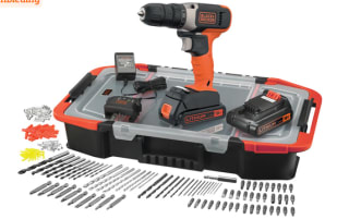 BLACK+DECKER BCD001BAST-QW schroefboormachine met 160-delige accessoireset voor €69 bij Coolblue