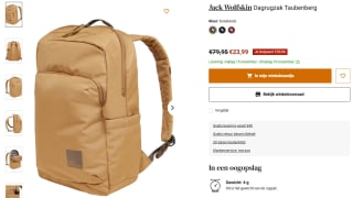Jack Wolfskin Dagrugzak Taubenberg voor €23,99 bij AS Adventure