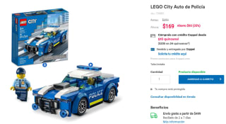 LEGO City Auto de Policía a $169 en Coppel