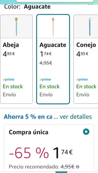 Mr Wonderful Boli cin luz Aguacate por 1,74€.