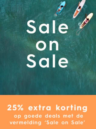25% extra korting op de sale voor dames tot 65% bij Roxy