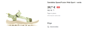 Sandalias de Mujer Merrell Speed Fusion Web Sport por 39.99€