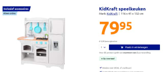 Kidkraft speelkeuken met accessoires voor €79,95 in de Action webshop