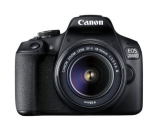 Juego de cámara Canon EOS 2000D + EF-S 18-55mm f/3.5-5.6 III SLR 24,1MP a solo 399€