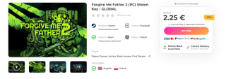Videojuego Forgive Me Father 2 (PC) Steam por 2,20€