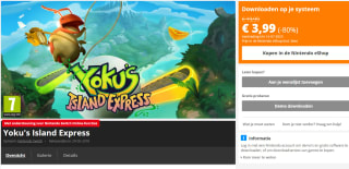 Yoku's Island Express voor €3,99 in de Nintendo EShop