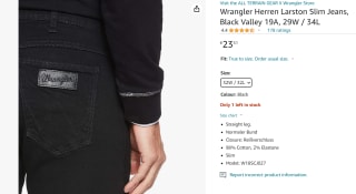 Wrangler Heren Larston Slim Jeans voor €23,99 bij Amazon