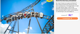 Ticket voor Moviepark Duitsland voor €36,90