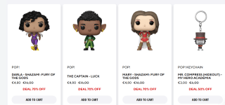 Funko Europe sale tot 70% op Funko Pops! En Loungefly
