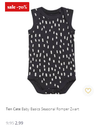 25-70% korting op het gehele assortiment van Vetex