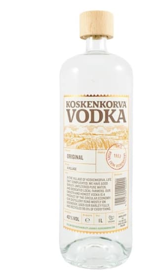 Koskenkorva Vodka ORIGINAL 40% Vol. 1l por 15,49€