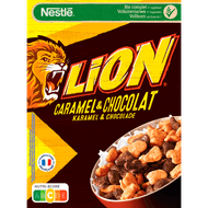 Nestlé cereals Lion en KitKat voor €1,79 bij Dirk.