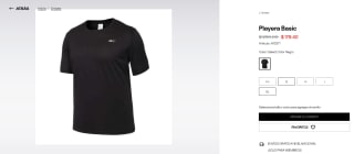 Playera Basic Unisex Negro por $179 en Reebok