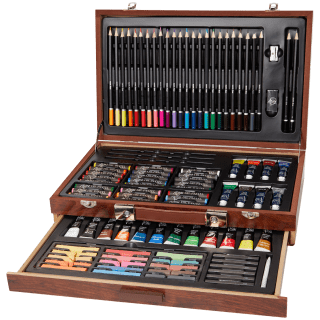 Creative Artist schilder- en tekenkoffer 91-delig voor €14,95 bij de Action