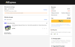 Ariel Professional cápsulas todo en uno 96 lavados por 19,94€