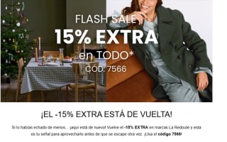 -15% EXTRA en marcas La Redoute