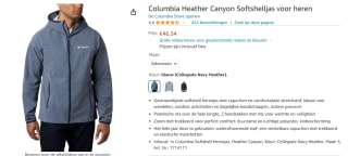 Columbia Heather Canyon™ Jacket voor €46,34 bij Amazon