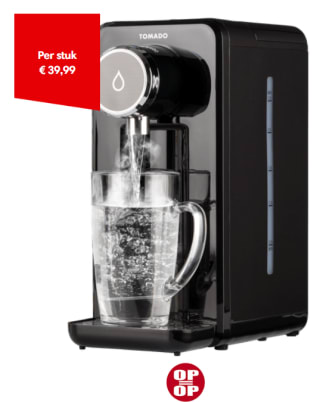 Tomado TWD2501B - Heetwaterdispenser voor €39,99 bij de Dekamarkt