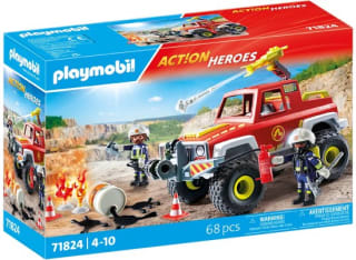 PLAYMOBIL Action Heroes Brandweerwagen 71824 voor €22,69 bij Bol