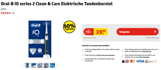 Oral-B iO series 2 Clean & Care Elektrische Tandenborstel voor 39,99 bij Kruidvat (vandaag €31,99)