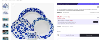 Set Completo para 6 servicios Estética Mediterranea Nyana Kitcken por tan sólo 16,81€