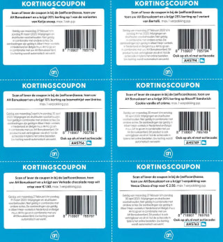 Diverse Albert Heijn kortingscoupons van maart/april 2023