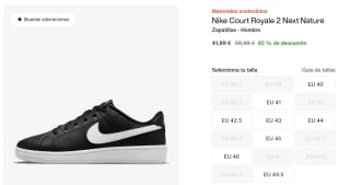 Recopilación zapatillas Nike 50% desde 23,99€
