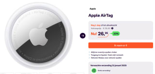 Apple AirTag voor €26,95 incl. gratis verzending bij iBood